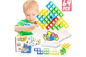Jastown Tetra Tetra Tower Balance Game, zabawka do balansowania dla dzieci, zabawka do balansowania, prezent dla chłopców i dziewczynek od 5 do 16 lat