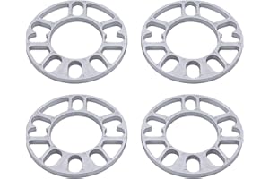 YUCHENSHLP 4Pcs 10mm Wheel Spacer Alloy Aluminum Shims 4&5 Stud Universal Spacer 76mm Centre Bore 98mm-120mm PCD