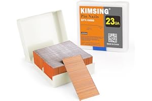 CHINA-TOP SILVER P630 - Clavos de calibre 23 de 30 mm, chapado en cobre, 10000 piezas/caja, clavos para pistola de clavos de alimentación de aire, microalfiler para armarios, trabajos de madera ligeros, bricolaje