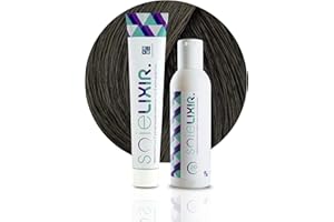 POP ITALY Soielixir Tinta Permanente per Capelli in crema SENZA Resorcina, Parafenilendiammina e Ammoniaca 93 Colori - 100 ml - (Pack Tinta + Ossigeno 20 vol. - 4/0 Castano Medio)