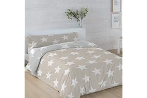 SEDALINNE - Funda nórdica Reversible North. Cama 90 cm. Arena