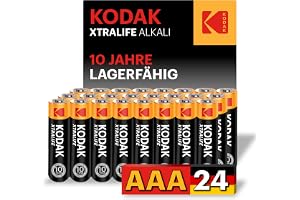 AAA Batterien (24 Stück) Triple A Batterie, LR03, 1,5V, Alkaline | 109% Mehr Leistung, 10 Jahre Lagerfähig, Fortschrittl