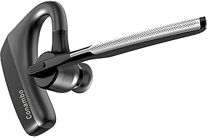 Conambo Bluetooth Headset, Wireless Bluetooth Earpiece V5.1 Ultralight Hands-Free Business Earphone with CVC 8.0 Dual Mic Noise Cancelling, up to 16 hours Talk Time for Driving/Business/Office