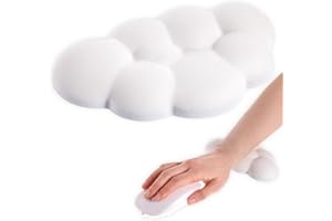 Nogeqi Nuvole poggiapolsi con tastiera, poggiapolsi ergonomico, poggiapolsi per il polso, per gaming, ufficio, laptop