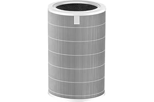 DAODEFUL Filtr zapasowy 4 Pro do Xiaomi Smart Air Purifier 4 Pro, 3 w 1, zamiennik filtra H13 HEPA i wysokowydajny filtr powietrza z węglem aktywnym, szary