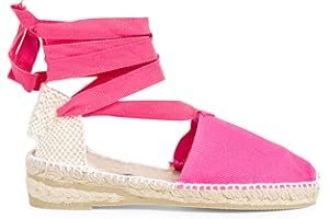 Pisamonas Espadrilles pour Femme et Enfant en Couleur Unie