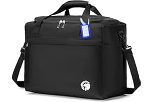 BAGZY Sac 40 30 20 Transavia Wizzair Imperméable Sac de Voyage 25L Nylon Sacs Cabine Avion Petit Bagage à Main 40 x 30 x 20 cm Sacs de Sport pour Weekend Organisateur Homme Femme Noir