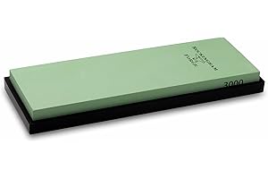 GRUNWERG Rockingham Forge SUPERSHARP osełka do ostrzenia noży o ziarnistości 3000, antypoślizgowa podstawa, 18 x 6 x 2 cm, drobna