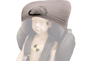 SAFETY REST Appui-tête innovant pour siège Auto Enfant, Maintien de la tête et du Cou, Confort Optimal, Tissu Respirant et élastique, Installation Facile, Compatible avec la Plupart des sièges Auto