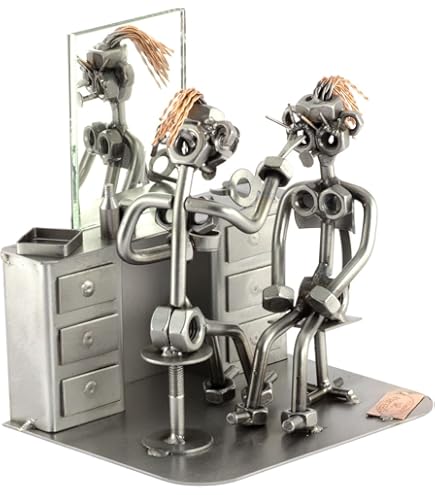 Steelman24 I schroevenmannetje pedicure/voetverzorger I Made in Germany I handwerk I cadeau-idee I stalen figuur I metalen figuur I metalen mannetje Steelman24 I schroevenmannetje pedicure/voetverzorger I Made in Germany I handwerk I cadeau-idee I stalen figuur I metalen figuur I metalen mannetje
