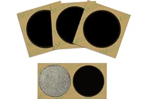 SANPOPO Pack of 10 NTAG215 Black Anti-Metal NFC Stickers - 25 mm Round On Metal Tags Programmable for RFID and NFC-Enabled Cell Phones and Devices