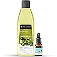 Soulflower Tea Tree Essential Oil & Olive Oil | Hair Growth, Hair Fall Control, Nourishment, Acne, Anti Dandruff | 100% Pure, Naural, Organic Certified & Undiluted | Pack of 2 240ml