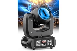 DELIBANG 100W Moving Head LED DMX RGBW Disco DJ Stage Spot Beam with 18 Prism for Partylight Effect Club Bar Wedding Christmas Halloween Carnival Easter Celebration