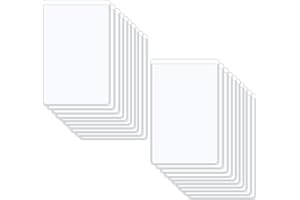 YunBey 20 Piezas Funda de Tarjeta de Crédito Cubiertas de Protección para Tarjetas ID de Plástico Funda de Tarjeta Vertical Protector (9x6cm)