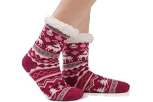 JARSEEN Termiche Antiscivolo Calzini ultra Morbidi Caldo Termici Calzini Invernali Natale Calze Capodanno Regalo Donna Uomo