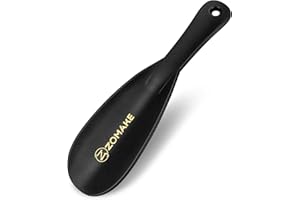 ZOMAKE Calzascarpe, Calza Scarpe Corto in Plastica 19cm, Calzante per Scarpe Piccolo da Viaggio, Shoe Horn Portatile per Uomini Donne Bambini