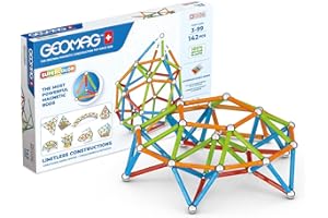 Geomag Magnetic Supercolor - 142 Pieces