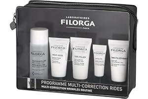 FILORGA Programme Multi-Correction Rides Ensemble Cadeau - Solution Micellaire - Masque Lissant Illuminateur - Crème Absolue Correction - Contour des Yeux 3-en-1