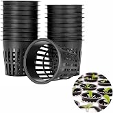 CTForest Pack of 20 Hydroponic Plants, Plastic Hydroponic Plant Pot, Net Pot for Hydroponic Garden, Suitable for Hydroponic a