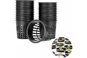 CTForest 20 Pezzi Cesto per Piante Idroponiche, Vaso da Fiori Idroponico, Vaso Giardino Idroponico, Adatto per l'idroponica e la Coltivazione Fuori Suolo sui Balconi del Giardino