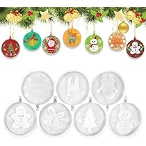 Moule Silicone Bougie Noel Wick Set Moules à Bougies En Silicone Pour Décoration De Noël Ornement Kit Bougie A Faire Soi Meme Adulte