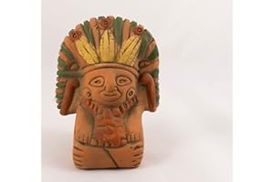 Tumia LAC God of Maize Céramique – Commerce équitable du Mexique – Utilisation en intérieur ou en extérieur L8 x H10 cm