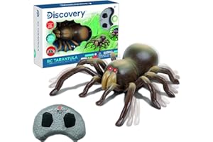 DISCOVERY KIDS Discovery IR Tarantola radiocomandata, RC, animale realistico, giocattoli per bambini 8 anni, infrarossi, radiocomandato (World Brands 6000376)