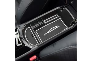 YEE PIN Console Centrale Compatible avec Toyota CHR C-HR ZYX10/NGX50 2016-2022 Boîte à Gants pour accoudoir Boîte de Rangement avec Tapis antidérapant Accessoires Voiture