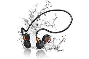 Ortizan Knochenschall Kopfhörer Bluetooth 5.3, Open Ear Bone Conduction Headphones Kabellos, IPX6 wasserdichte 19g Leichtgewicht 15H Laufzeit Magnetisches Aufladen, knochenleitungskopfhörer für Sport
