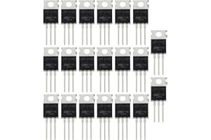 eMagTech IRFZ44N Transistor N-Channel Rectifier MOSFET Transistor 49A 55V 3-Pin Voltage Regulator TO-220 Pack of 20