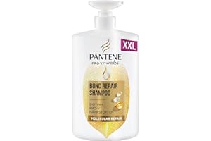 ‎PANTENE Pantene Pro-V Molecular Bond Repair Shampoo mit Biotin, Pumpspender 1000ml, Konzentrierte Pro-V Formel für Trockenes, Geschädigtes Haar, Schützt & lässt das Haar Sichtbar Gesünder Aussehen