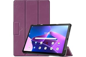 YRH Custodia per Lenovo Tab M10 Plus 3rd Gen 10,6 pollici 2022, [Auto Wake/Sleep] Smart Ultra Slim Leather Stand Flip Cover per Lenovo M10 Plus (3a Gen) [TB125FU /TB128FU /TB128XU] (Viola)