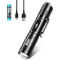 WUBEN L50 Taschenlampe LED 1200 Lumens Super hell Handlampe Micro-USB Aufladbar Taktische Taschenlampen 5 MODI…