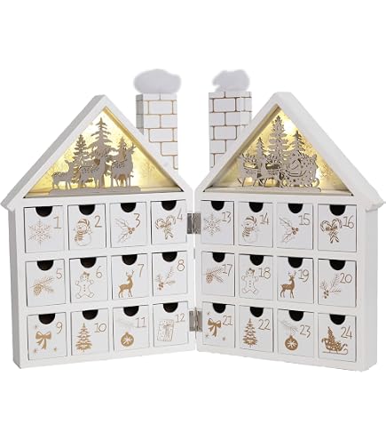Calendrier De L'Avent 2025 En Bois Réutilisable - Château Magique Avec Led Et Musique 24 Cases Idee Cadeau Pour Adulte 98653027 Calendrier De L'Avent 2025 En Bois Réutilisable - Château Magique Avec Led Et Musique 24 Cases Idee Cadeau Pour Adulte 98653027