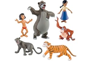 Bullyland - Il libro della Giungla, set di 7 figurine