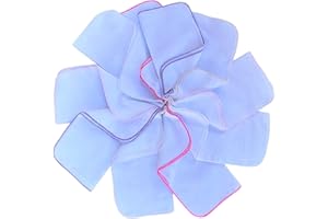 Babymajawelt® Molton Flanell Waschlappen, Kosmetiktücher 25x25-10er SUPER SOFT … (Mädchen)