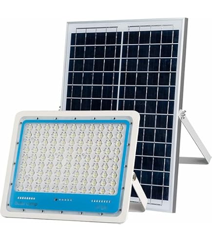 Faro Solare LED 400W Con 66 LED E Sensore Crepuscolare – IP67, Telecomando Incluso