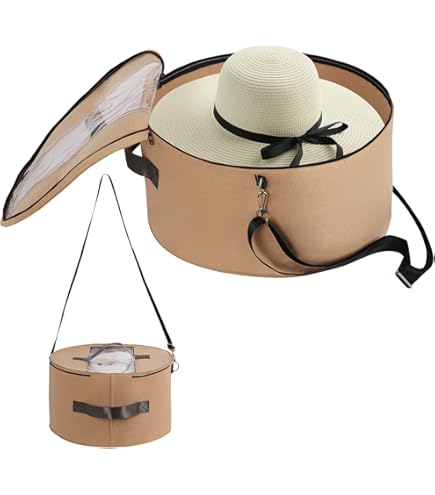 Chapeau Pinces Pour Voyage, 3pcs Élastique Chapeau Voyage Compagnon Marron Jaune