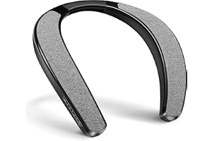 KozyOne Bluetooth-högtalare med nackband, trådlös bärbar högtalare med inbyggd mikrofon och TF-kortplats, 12 timmars speltid