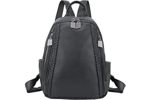 RAVUO Backpack for Women, Fashion PU Leather Ruscksack Ladies Backpack Purse Travel Shoulder Bags Handbags