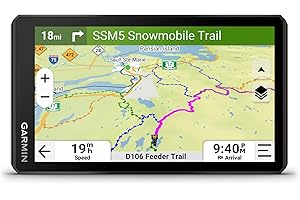 Garmin Tread® 2, Powersport Navigator, Affichage Convivial avec Gants de 6 Pouces, conçu pour Les Conditions météorologiques extrêmes, cartographie préchargée, sentiers de motoneige pour Les