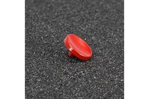 Haoge Metall Auslöseknopf für Sony RX1 RX1R I II RX10 I II III IV für Nikon Nikomat Nikkormat FM FM2 FM2/T FM2N FM3A FE FE2 EL ELW EL2 FT FTN FT2 FT3 FA FS EM Filmkamera konkav rot