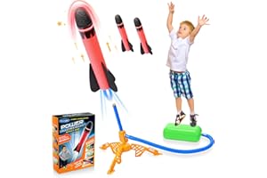 SAITCPRY Boy Toys for 4 5 6 Year Old, Toy Rockets Toys Boys Toys Age 3-9 Girl Gifts for 3-12 Year Old Boy Kids Toy Age 3-5 Boy Gifts Age 5 6 7 Autism Toy Rocket for Kid Outdoor Toy Kid Garden Toys