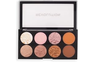 ‎REVOLUTION BEAUTY LONDON Makeup Revolution, Ultra Blush Palette, Golden Sugar, 8 Farbtöne
