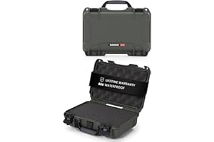 NANUK 909 Wasserdichter Hartschalenkoffer Mit Plüschschaumeinlage - Olive