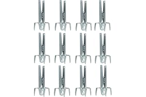 Grabacz Pack of 12 Heavy Duty Mole Claw Scissor Traps Fast Humane Kill (12)