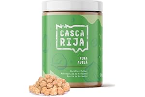 CASCA RIJA: Burro di Nocciole 1 kg | 99,8% Nocciole Tostate + 0,01% Cannella Macinata + 0,01% Zenzero in Polvere | 100% Naturale e Cremoso Senza Pezzi di Nocciola, Vegano