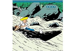 Väggkalender 2027 Tintin över vatten 30 x 30 cm (24497)