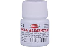 Graziano, Colla Alimentare, Ingrediente Fondamentale per il Cake Design, Ottima Colla per Decorazioni in Pasta di Zucchero e Cioccolato