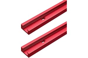 PUUPAA 2 Stück T-Nut-Gehrungsvorrichtung, Aluminiumlegierung, 300–600 mm, T-Schiene, Gehrungsvorrichtung, für Vorrichtungen, Tischsäge, Holzbearbeitungswerkzeug, 300 mm